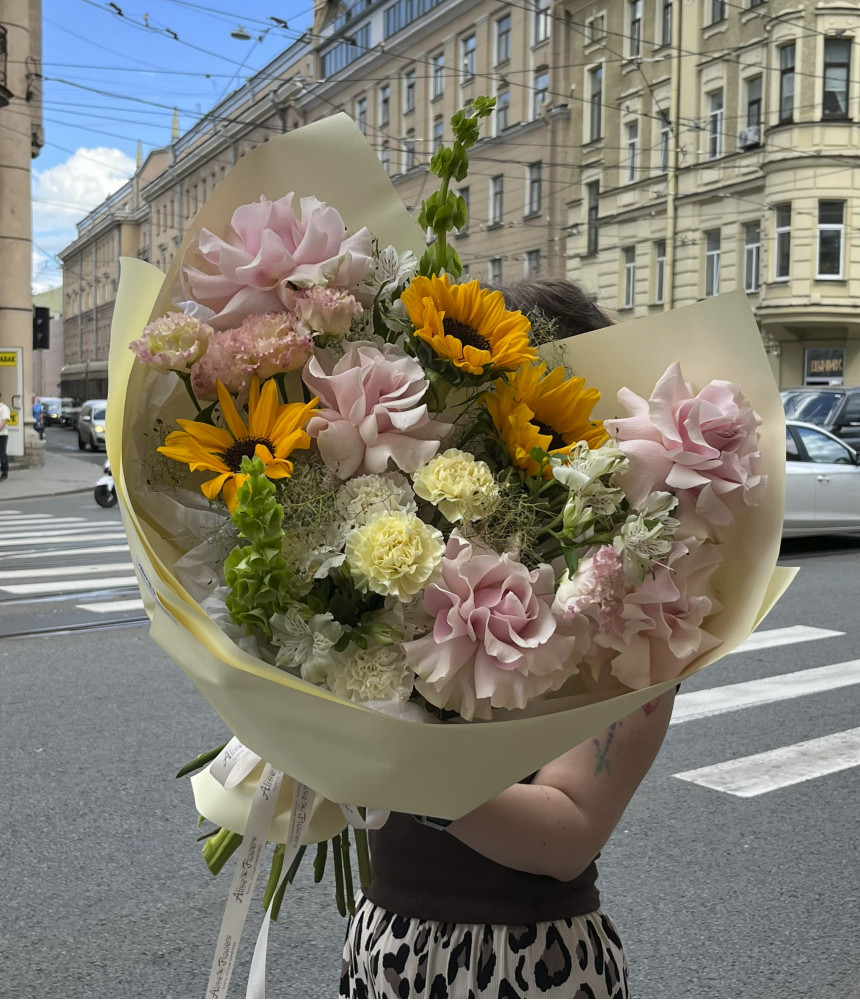 Букет "Поцелуй солнца"